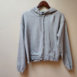 Twik Grey Knit Hoodie Sweater M